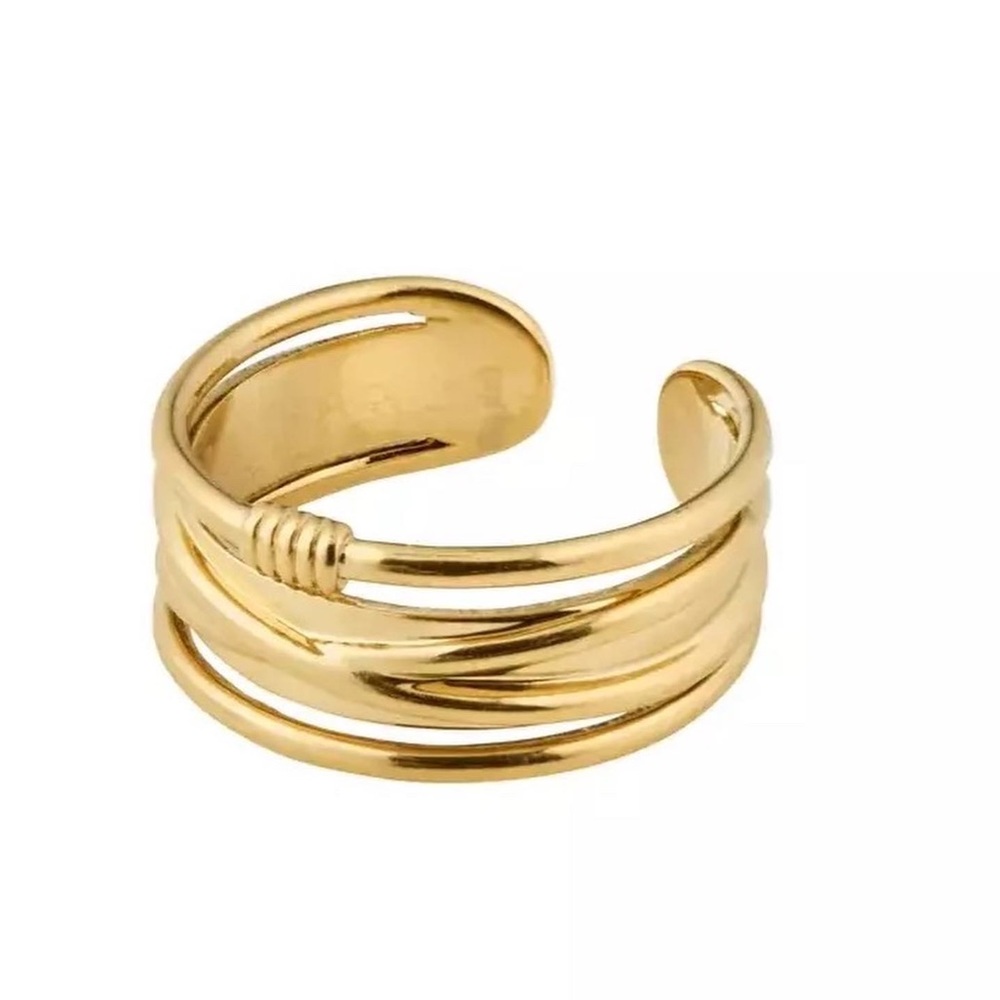 NWT Pilgrim adjustable gold plated ring